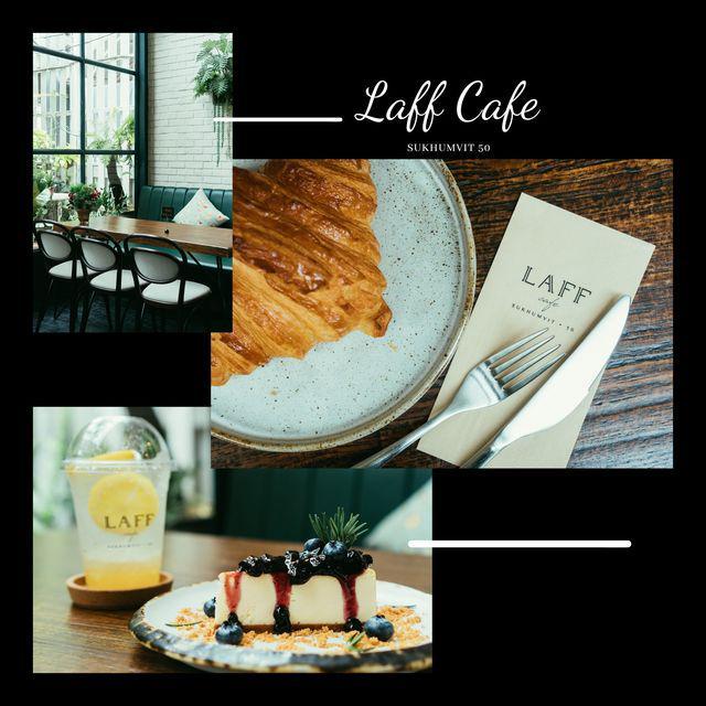 ภาพประกอบบทความ พาเที่ยว " Laff Cafe " คาเฟ่น่านั่งย่านอ่อนนุช เสน่ห์ความเก๋สไตล์อังกฤษ