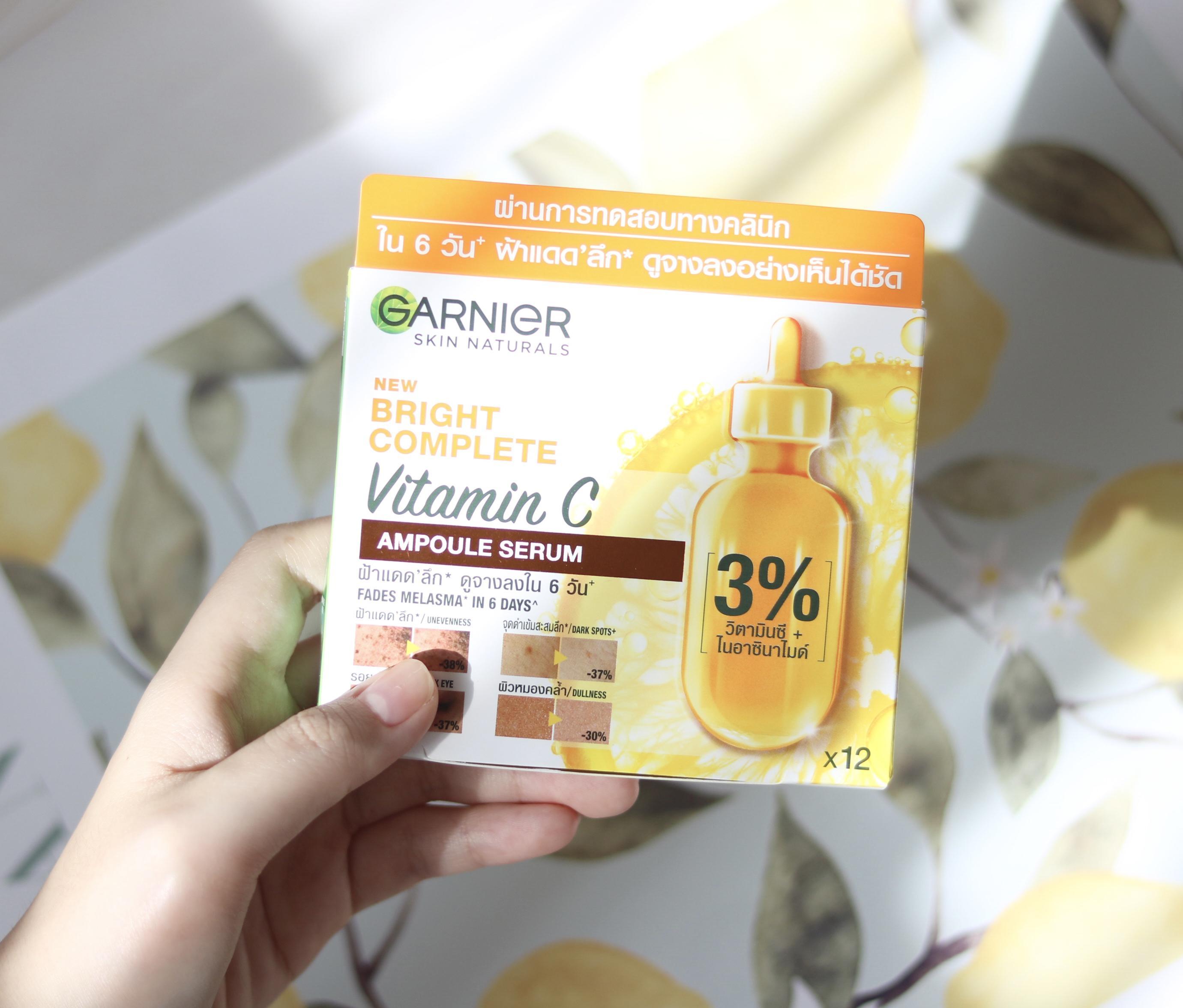 ภาพหน้าปก รอยดำจากสิวที่กังวลใจ หายได้ด้วย Garnier Bright Complete Vitamin C Ampoule Serum ! ที่:0