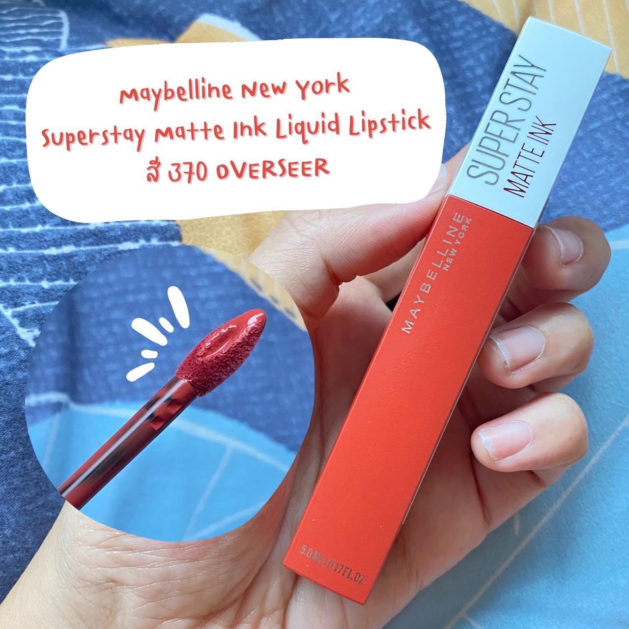 ภาพหน้าปก Maybelline Superstay Matte Ink Liquid Lipstick ตัวมารดาลิปจูบไม่หลุด ที่:0