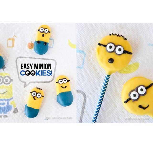 ภาพประกอบบทความ ทำง่ายไม่ใช้เตาอบ! 'Easy Minions Cookies' คุกกี้มินเนี่ยนสีเหลือง ♥