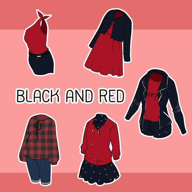 ภาพประกอบบทความ 5 ไอเดียแมทช์เสื้อผ้าโทนสีดำ-แดง