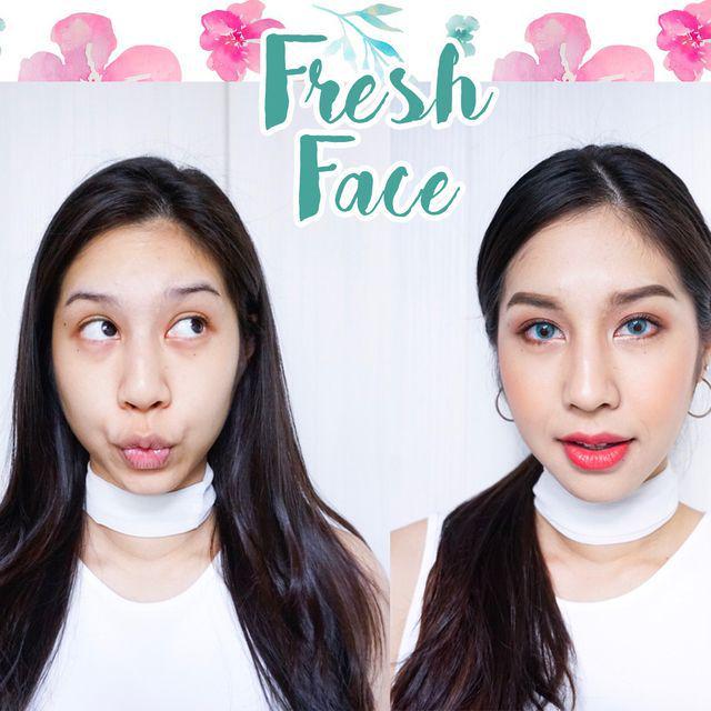 ภาพประกอบบทความ How To Makeup : Fresh Face แต่งหน้าให้ผิวสวยเหมือนดอกไม้ง่ายๆ สำหรับมือใหม่หัดแต่ง