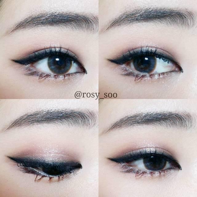 ภาพประกอบบทความ รวมไอเดีย Eye makeup ตาสวยเปรี้ยวอมหวาน จาก IG : rosy_soo