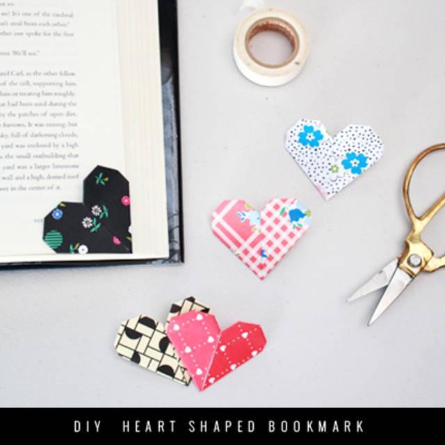 ภาพประกอบบทความ ไอเดีย! DIY ที่คั่นหนังสือ รูปหัวใจ '♥' สุดน่ารัก