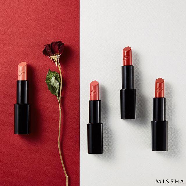 ภาพประกอบบทความ เปิดสีเฉดใหม่ 2017 F/W Rose Edition 'Missha glam art rouge rose edition' 4 สี โทนกุหลาบ มาแรงสุด
