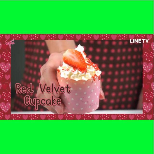 ตัวอย่าง ภาพหน้าปก:SistaCafe Cooking : สูตร Red Velvet Cupcake คัพเค้กกำมะหยี่สีแดง แสนอร่อย
