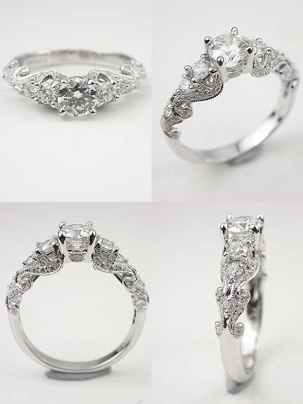 รูปภาพ:http://www.elegantweddinginvites.com/wp-content/uploads/2015/04/Antique-Style-Vintage-Wedding-Engagement-Rings.jpg