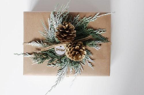 รูปภาพ:https://stayglam.com/wp-content/uploads/2014/11/Cedar-Pine-Cones-Brown-Paper-Christmas-Gift-Wrap.jpg