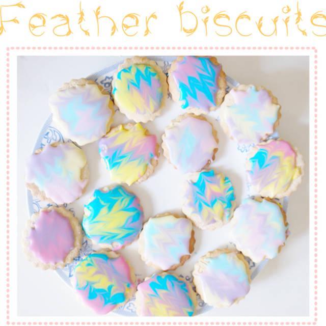 ภาพประกอบบทความ Feather Biscuits บิสกิตสีพาสเทลฟรุ้งฟริ้ง น่ารักน่ากินที่สุด!!