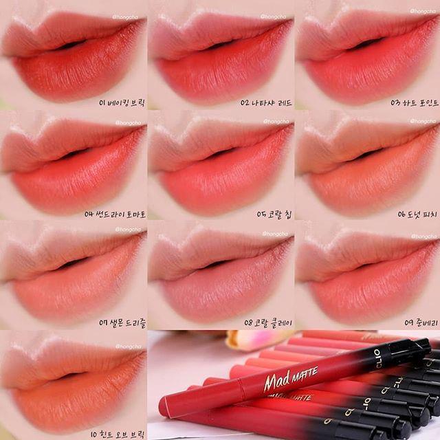ภาพประกอบบทความ ปากสวยเป๊ะ แบบไอดอลเกาหลี 'Clio Mad Matte Stain Tint' 10 เฉดสี งานดี เสกปากสวยได้แบบทันใจ!