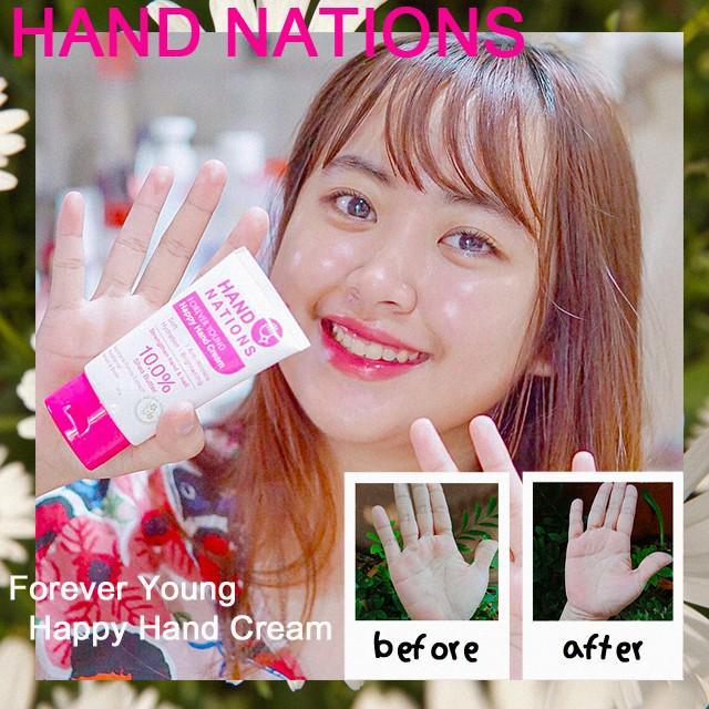ตัวอย่าง ภาพหน้าปก:มือลอกไม่ไหว! ฝ่าวิกฤติ เปลี่ยนมือสาก ไม่น่าจับ ให้นุ่มชุ่มชื้นด้วย Hand Nations Forever Young Happy Hand Cream