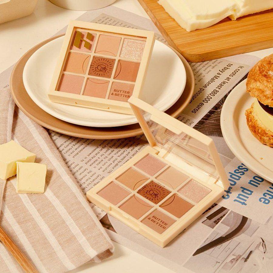 ภาพประกอบบทความ เห็นแล้วละลาย~ HOLIKA HOLIKA My Fave Mood Eye Palette #04 Butter Bread พาเลตต์สีใหม่ แต่งตาสวยสะกดทุกลุค