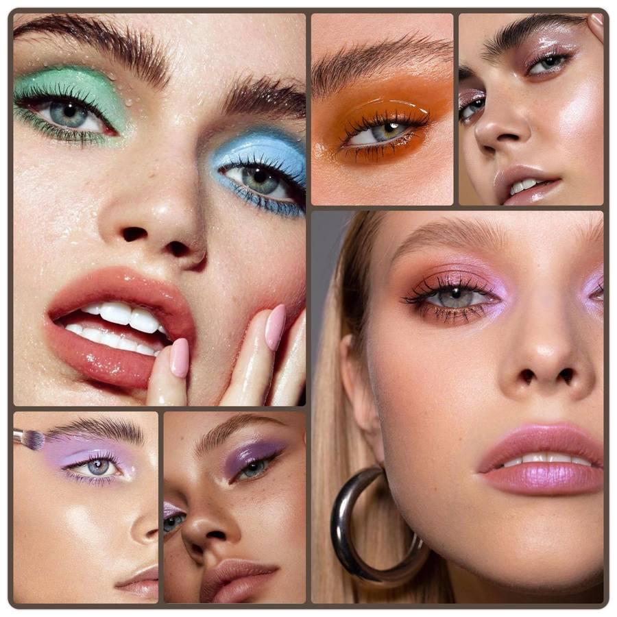 ภาพประกอบบทความ Makeup Steps! สอนแต่งหน้า " Glossy Eyeshadow " เมคอัพสไตล์กลอสซี่ สวยหวานฉ่ำ 💕✨
