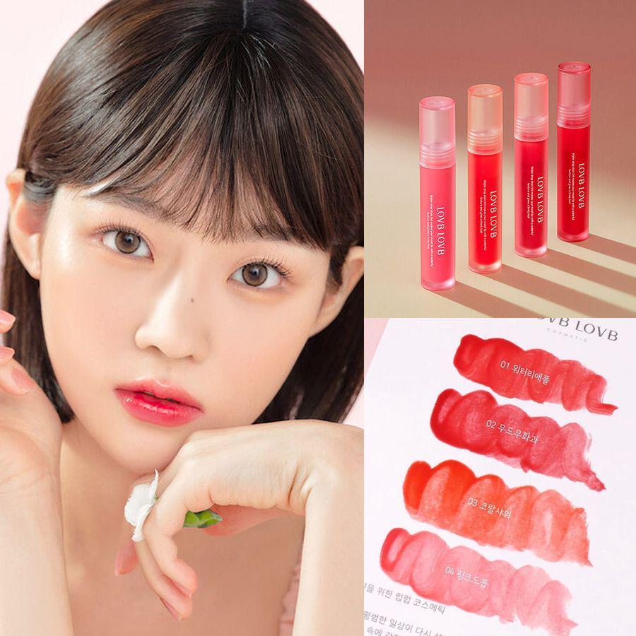 ภาพประกอบบทความ งานปากแบบสาวเกา ชวนส่อง LOVB LOVB Water Drop Stain Tint 4 เฉดสีสุดปัง เนรมิตปากสวยฉ่ำ สวยมาก!