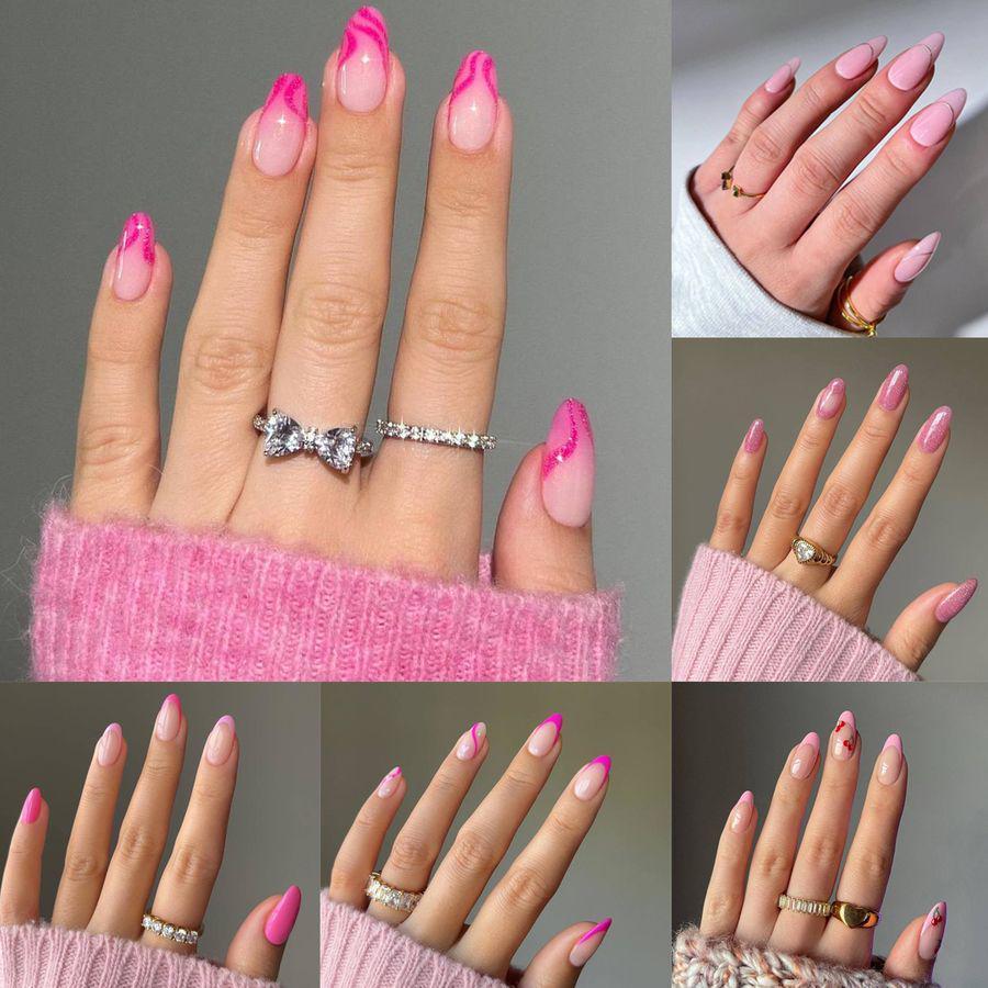ภาพประกอบบทความ เล็บมินิมอลสีชมพู แจก 25 ไอเดีย Pink Minimal Nails โทนสีหวานเบาๆ ซอฟต์สวยแบบไม่เยอะเกิน