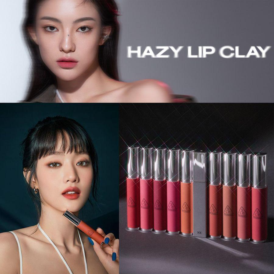 ภาพประกอบบทความ 3CE Hazy Lip Clay ลิปแมตต์เกาหลี รีวิวเพียบ เนรมิตปากสวยปังแบบสาวมินนี่