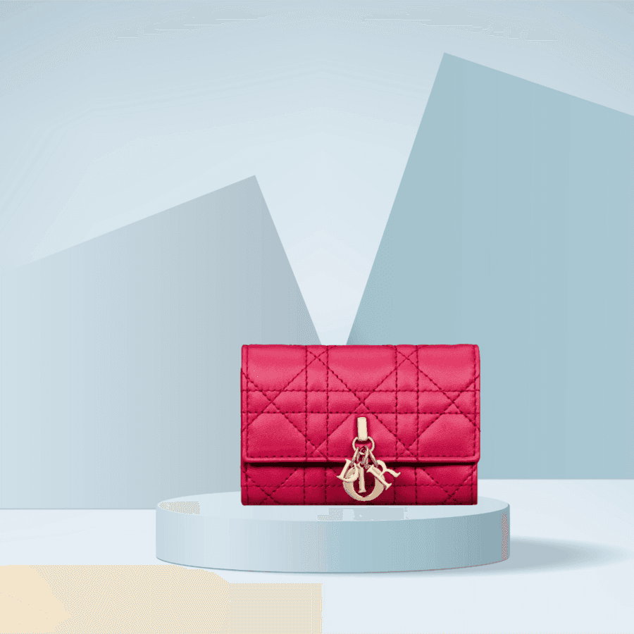 รูปภาพ:กระเป๋าสตางค์ Dior Miss Dior Glycine Wallet
