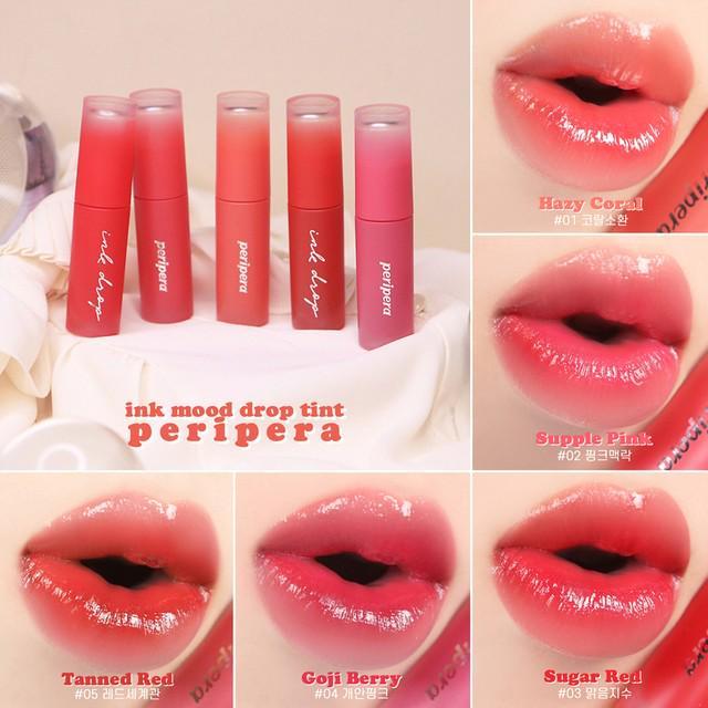 ภาพประกอบบทความ ปากสวยสดใส ฉ่ำวาว ด้วยทิ้นท์ตัวใหม่ 'Peripera Ink Mood Drop Tint' สีดีต่อใจ แถมติดทนมากด้วย! 