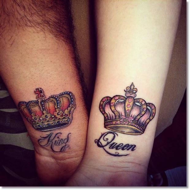 รูปภาพ:http://www.girlsallaround.com/wp-content/uploads/2016/06/Small-Crown-Tattoos-for-Couples-5-620x620.jpg