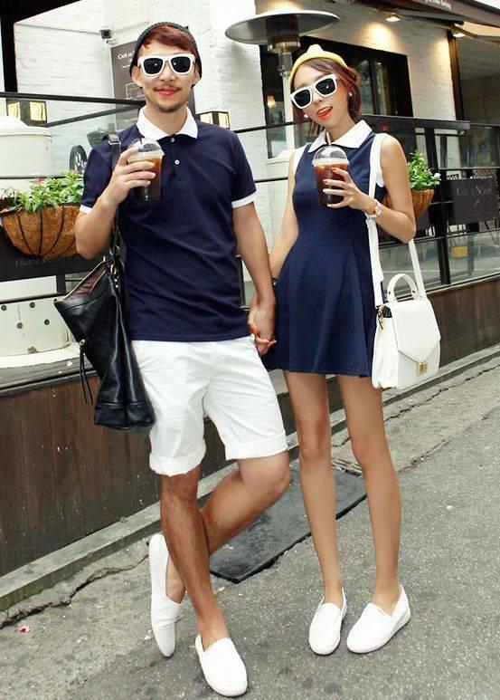 รูปภาพ:http://www.asianfashionisland.com/wp-content/uploads/2013/04/Korean_Fashion_Couple_Tank_Dress_And_Short_Sleeve_T-shirt02.jpg