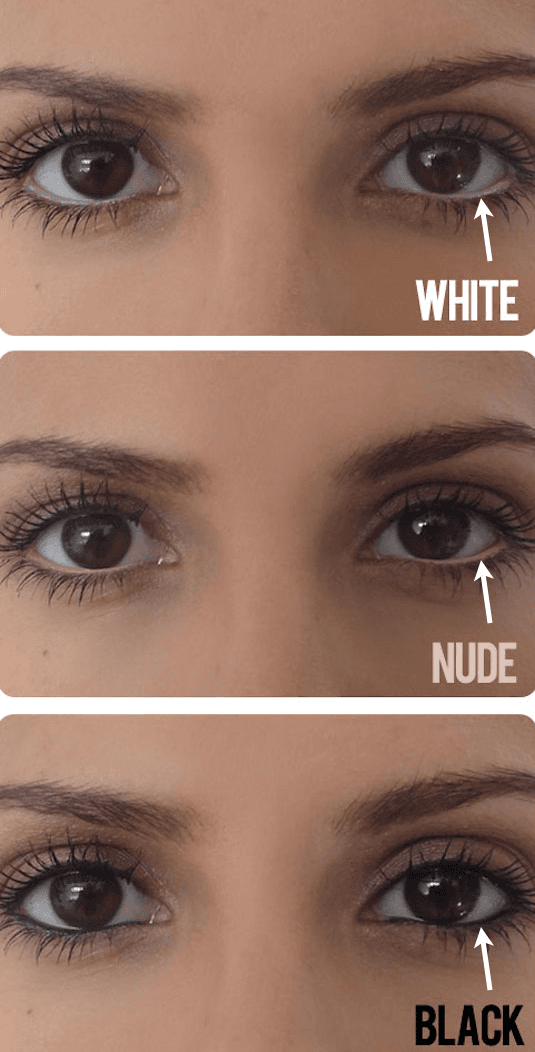 รูปภาพ:http://www.listotic.com/wp-content/uploads/2013/08/Make-your-eyes-appear-larger-with-a-nude-eyeliner-on-your-water-line-32-Makeup-Tips-That-Nobody-Told-You-About.png