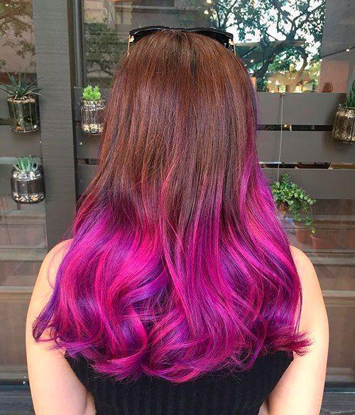 รูปภาพ:http://i1.wp.com/therighthairstyles.com/wp-content/uploads/2016/07/12-purple-and-pink-dip-dye-for-brown-hair.jpg?resize=500%2C585