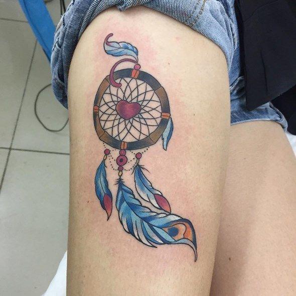 รูปภาพ:http://www.spiritustattoo.com/wp-content/uploads/2015/11/small-dreamcatcher-tattoo-on-thigh.jpg
