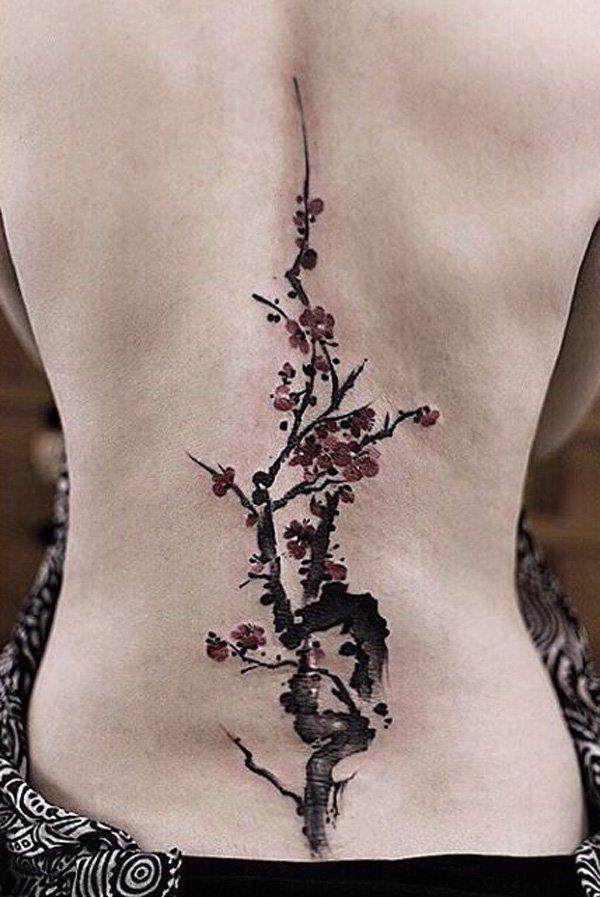 รูปภาพ:http://www.cuded.com/wp-content/uploads/2016/04/Cherry-blossoms-spine-tattoo-4.jpg