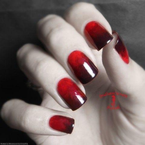 รูปภาพ:http://www.diyncrafts.com/wp-content/uploads/2015/10/48-black-red-nails.jpg