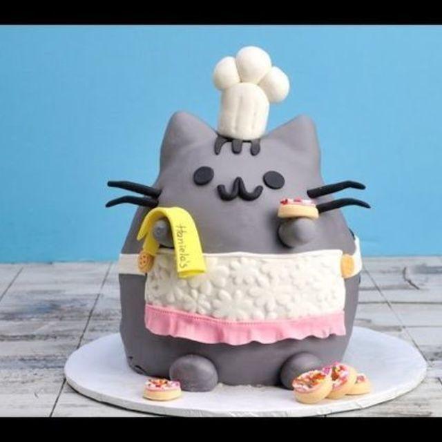ภาพประกอบบทความ ขอกินหน่อย! ไอเดียขนมหวานเจ้าแมวน่ารัก 'Pusheen Cake' 