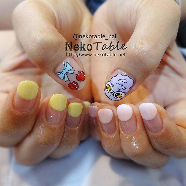 รูปภาพ:https://www.instagram.com/p/BGrUTVMqa_W/?taken-by=nekotable_nail