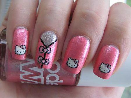 รูปภาพ:http://nailartpatterns.com/wp-content/uploads/2015/01/Hello-kitty-nail-art-designs.jpg