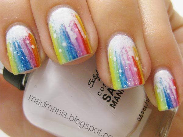 รูปภาพ:http://favnails.com/img/white-splatter-rainbow-nails.jpg