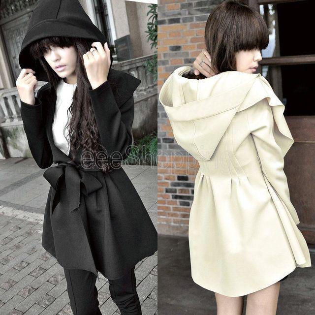 รูปภาพ:http://i00.i.aliimg.com/wsphoto/v0/1189137748_1/Q405-Korea-Fashion-Women-Ladies-Solid-Lapel-Hooded-Tunic-Belt-Autumn-Outerwear-Trench-Coat-Hip-length.jpg