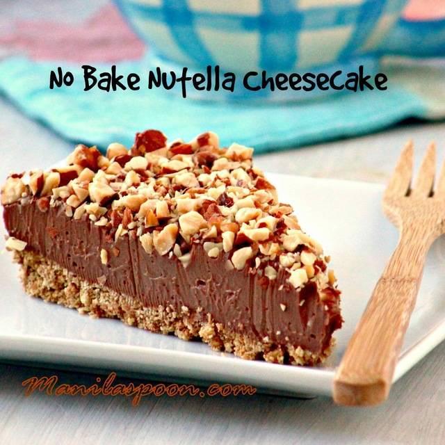 ตัวอย่าง ภาพหน้าปก:Nutella Cheesecake เมนูทำง่ายๆ ไม่ต้องใช้เตาอบ!