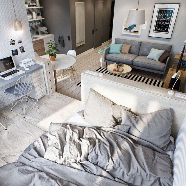 รูปภาพ:http://cdn.homedit.com/wp-content/uploads/2015/08/Design-a-small-and-efficiency-apartment-bedroom.jpg