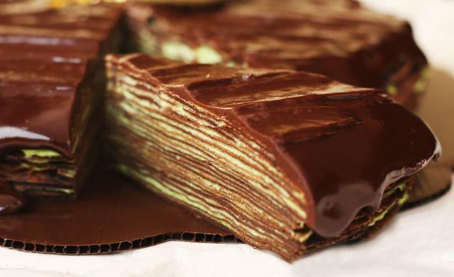 รูปภาพ:https://theartofsweets.files.wordpress.com/2013/01/matcha-chocolate-crepe-cake-2.jpeg