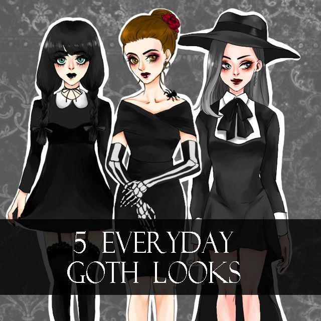 ตัวอย่าง ภาพหน้าปก:5 Everyday Goth Looks