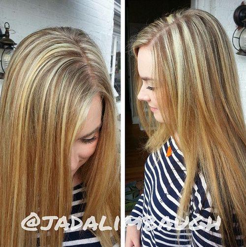 รูปภาพ:http://therighthairstyles.com/wp-content/uploads/2014/03/6-long-light-brown-hair-with-blonde-highlights.jpg