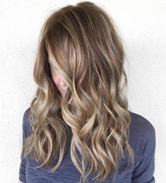 รูปภาพ:http://therighthairstyles.com/wp-content/uploads/2014/03/5-wavy-brown-hair-with-highlights.jpg