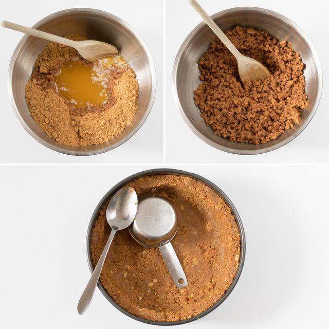 รูปภาพ:https://images.britcdn.com/wp-content/uploads/2016/11/Gingerbread-pecan-caramel-cheesecake-step-2-collage.jpg