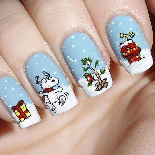 รูปภาพ:http://www.fashionlady.in/wp-content/uploads/2015/12/Snoopy-Christmas-Nails.jpg