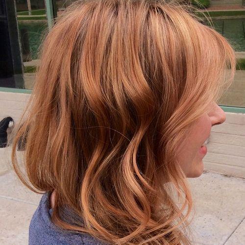 รูปภาพ:http://i1.wp.com/therighthairstyles.com/wp-content/uploads/2014/07/2-copper-blonde-hair-with-messy-waves.jpg