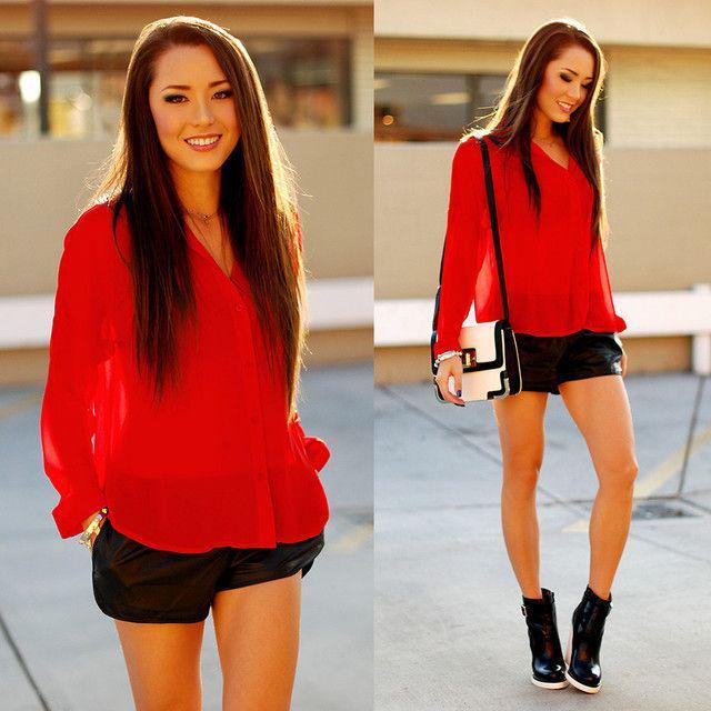 รูปภาพ:http://lifepopper.com/wp-content/uploads/2014/09/red-black-white-color-dress-new-trend-in-fashion-street-casual-style-1.jpg
