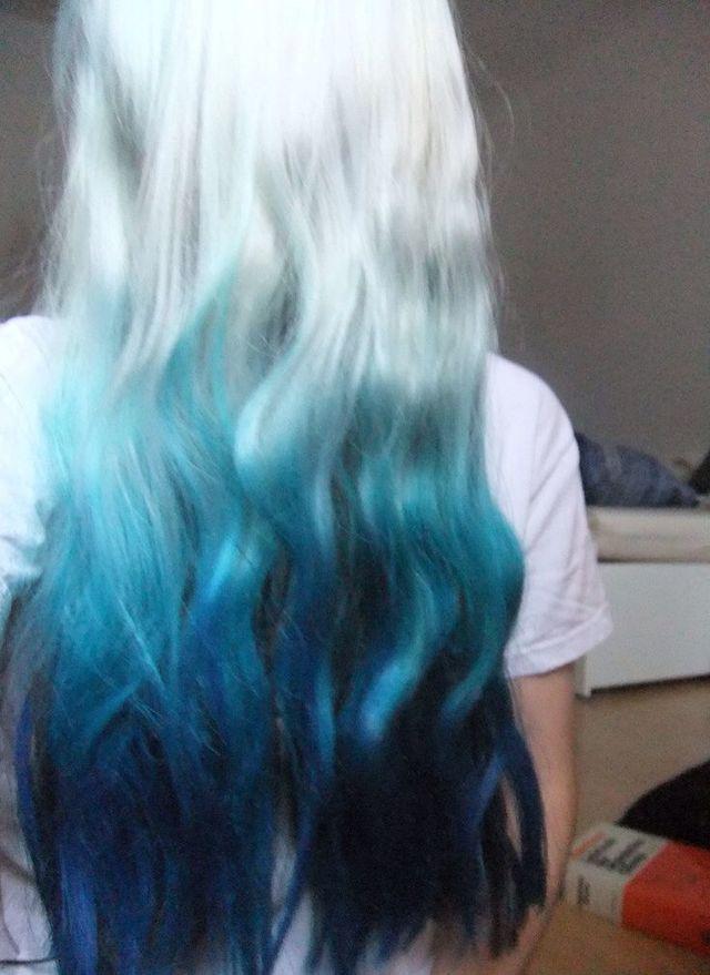 รูปภาพ:http://www.prettydesigns.com/wp-content/uploads/2015/09/Turquoise-Ombre-Hair-Color-Idea.jpg