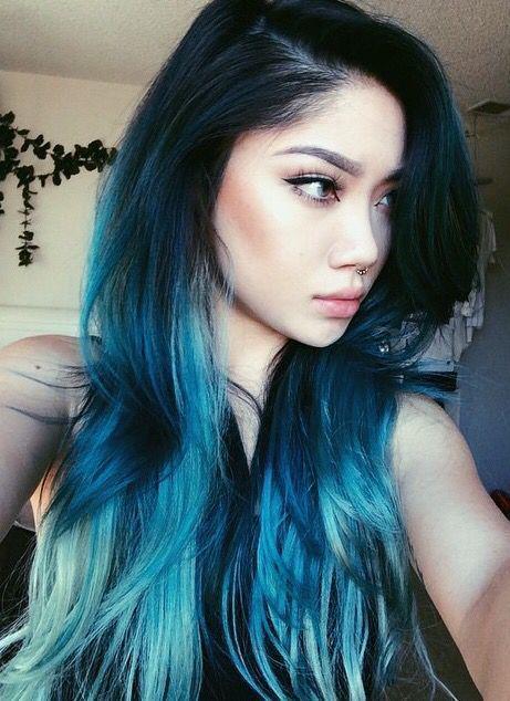 รูปภาพ:https://i1.wp.com/www.ecstasycoffee.com/wp-content/uploads/2016/12/Green-Blue-Ombre-with-Side-Parting.jpg?w=461