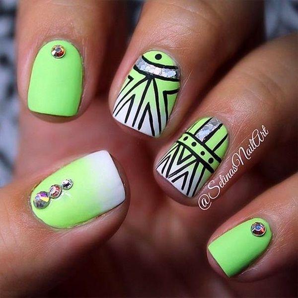 รูปภาพ:http://www.fenzyme.com/wp-content/uploads/2016/10/Beautiful-Tribal-Nails-Art-4-4.jpg