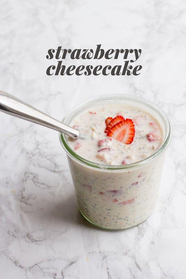 รูปภาพ:http://wholefully.com/wp-content/uploads/2016/03/strawberry-cheesecake-overnight-oats-1-800x1200.jpg