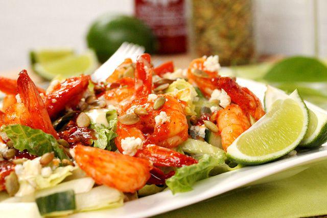 รูปภาพ:http://www.couponclippingcook.com/wp-content/uploads/2013/06/18-spicy-and-sweet-shrimp-salad.jpg