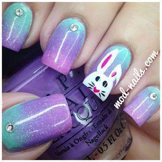 รูปภาพ:http://www.prettydesigns.com/wp-content/uploads/2017/02/Galaxy-Bunny-Nails.jpg